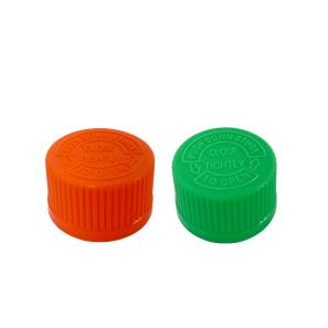 28mm 28-410 Orange Green Color CRC Child Resistance Cap