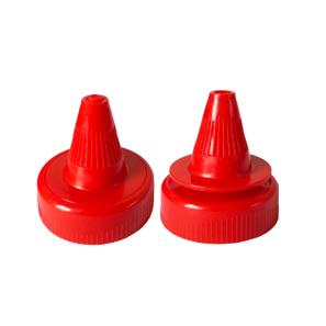 38mm 38-400 Red Color Twist Top Cap With Heat Induction Seal for ketchup salad dressing Bottle 