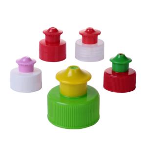 28mm 28-410 Red Color Push Pull Cap