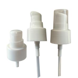 18mm 18-410 Smooth Surface White Color Cream Treatment Pump